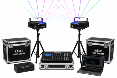Laser Light Show Setup