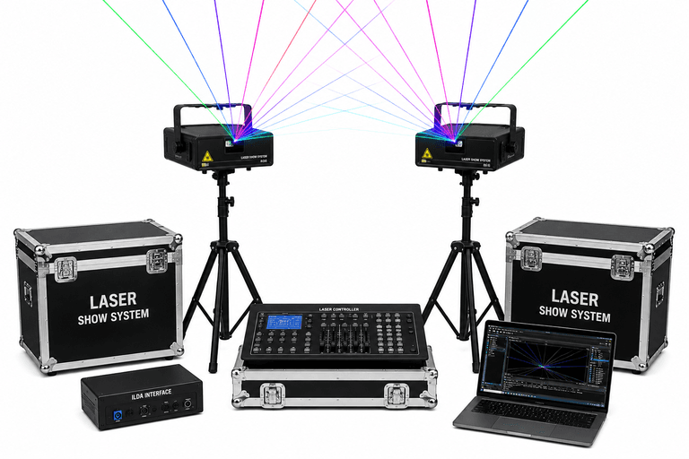 Laser Light Show Setup