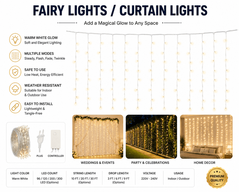 Fairy Lights / Curtain Lights