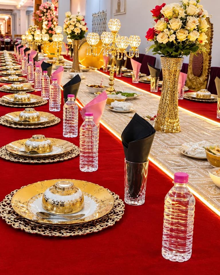 Main Table crockery